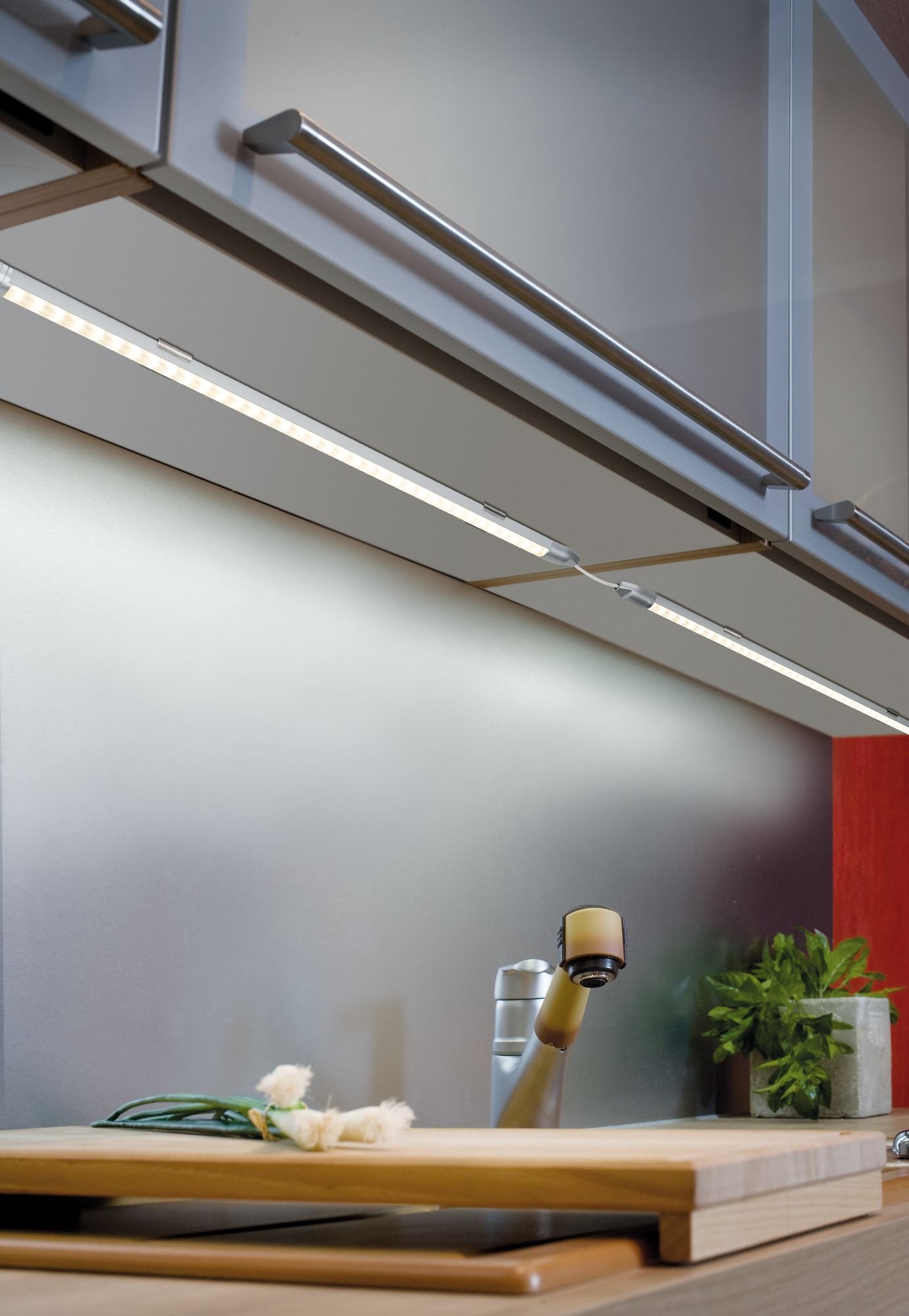 Paulmann Function LinkLight LED-Lichtleiste Basisset 7,5W Satin 230/24V Alu/Acryl