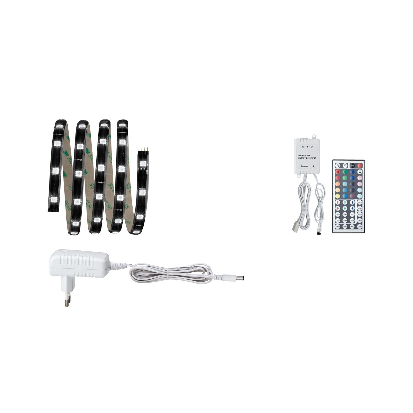 Paulmann Function YourLED Basisset 1,5m RGB 10W 230/12V 18VA Schwarz Kunststoff