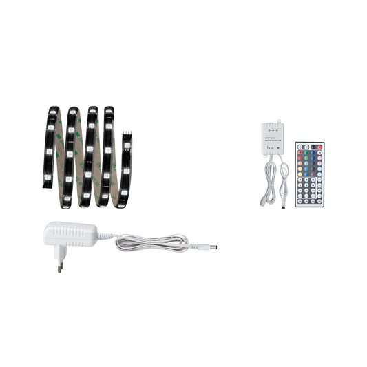 Paulmann Function YourLED Basisset 1,5m RGB 10W 230/12V 18VA Schwarz Kunststoff