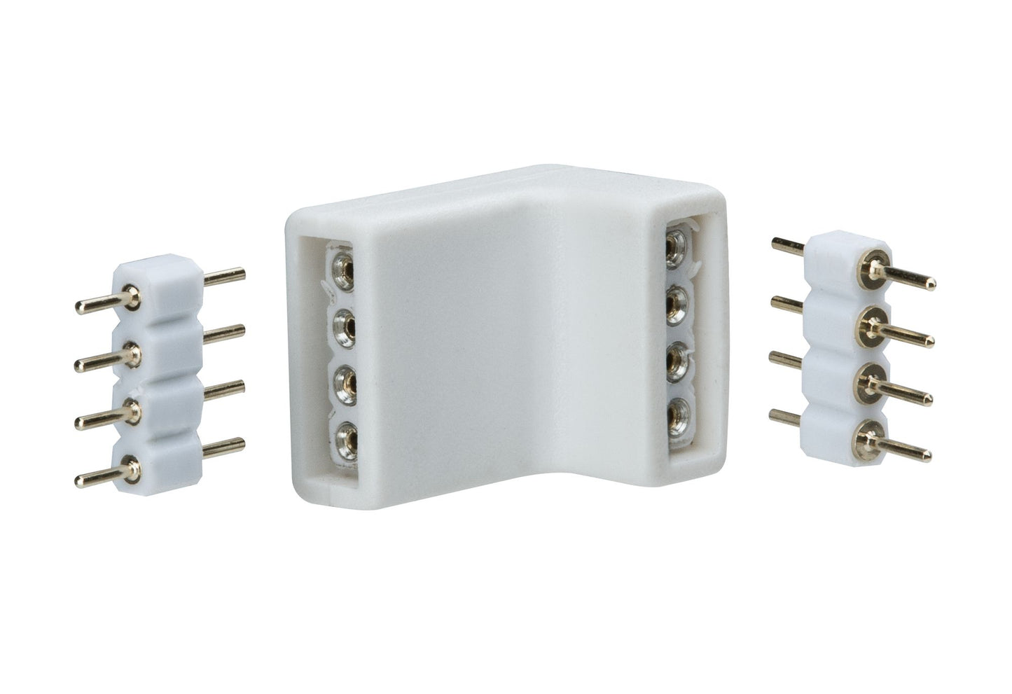 Paulmann Function YourLED Edge-Connector 4er Pack Weiß Schwarz