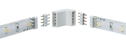 Paulmann Function YourLED Edge-Connector 4er Pack Weiß Schwarz