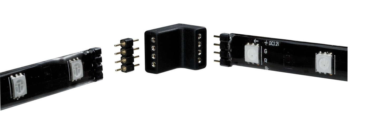 Paulmann Function YourLED Edge-Connector 4er Pack Weiß Schwarz
