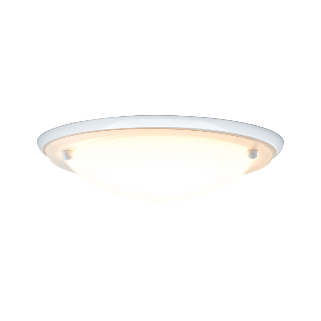 Paulmann WallCeiling Arctus IP44 max.60W E27 275mm Weiß/Opak 230V Metall/Glas
