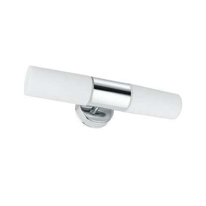 Paulmann WallCeiling Lenia IP44 max.2x20W E14 Chrom/Opak 230V Metall/Glas