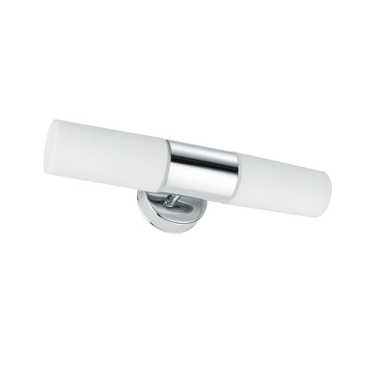 Paulmann WallCeiling Lenia IP44 max.2x20W E14 Chrom/Opak 230V Metall/Glas