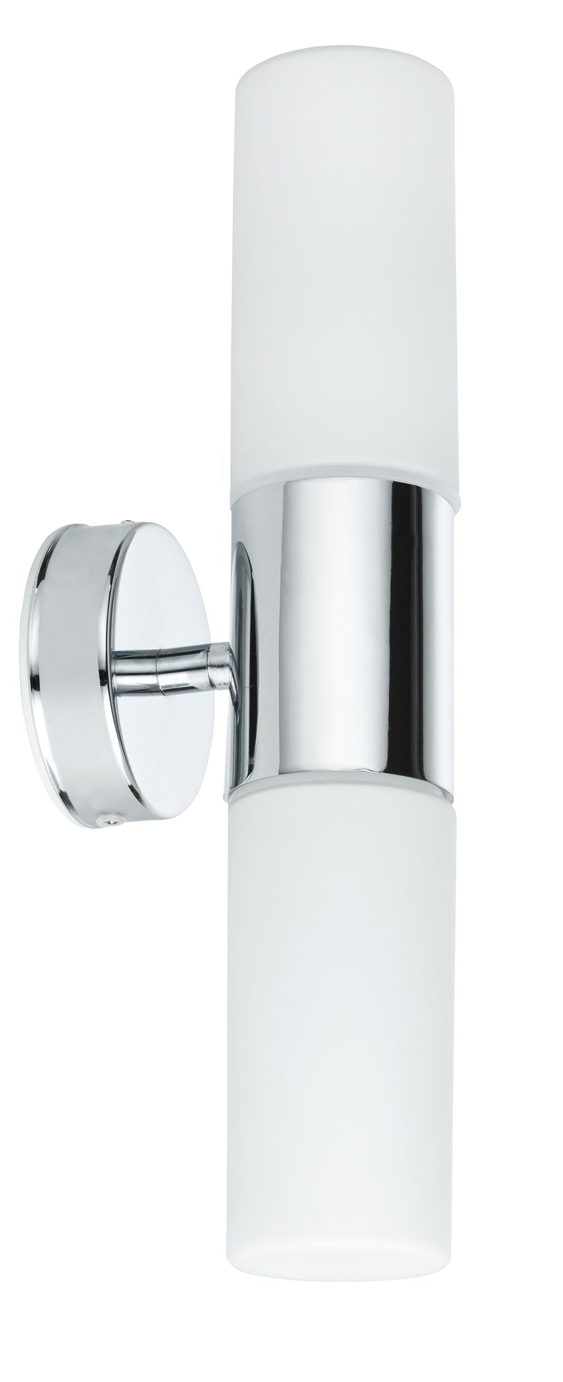 Paulmann WallCeiling Lenia IP44 max.2x20W E14 Chrom/Opak 230V Metall/Glas