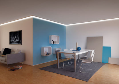Paulmann Function Corner Profil Inside Edge 2er Pack Grau Kunststoff