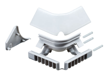 Paulmann Function Corner Profil Inside Edge 2er Pack Grau Kunststoff