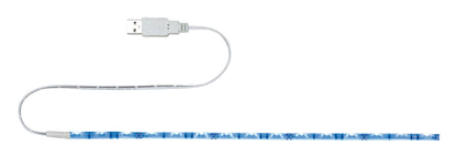 Paulmann Function USB-Strip 30cm Blau 1,5W 5V Weiß Metall/Kunststoff