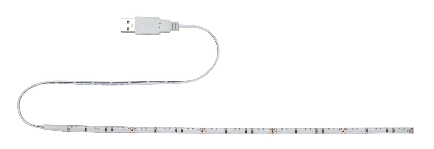Paulmann Function USB-Strip 30cm Blau 1,5W 5V Weiß Metall/Kunststoff