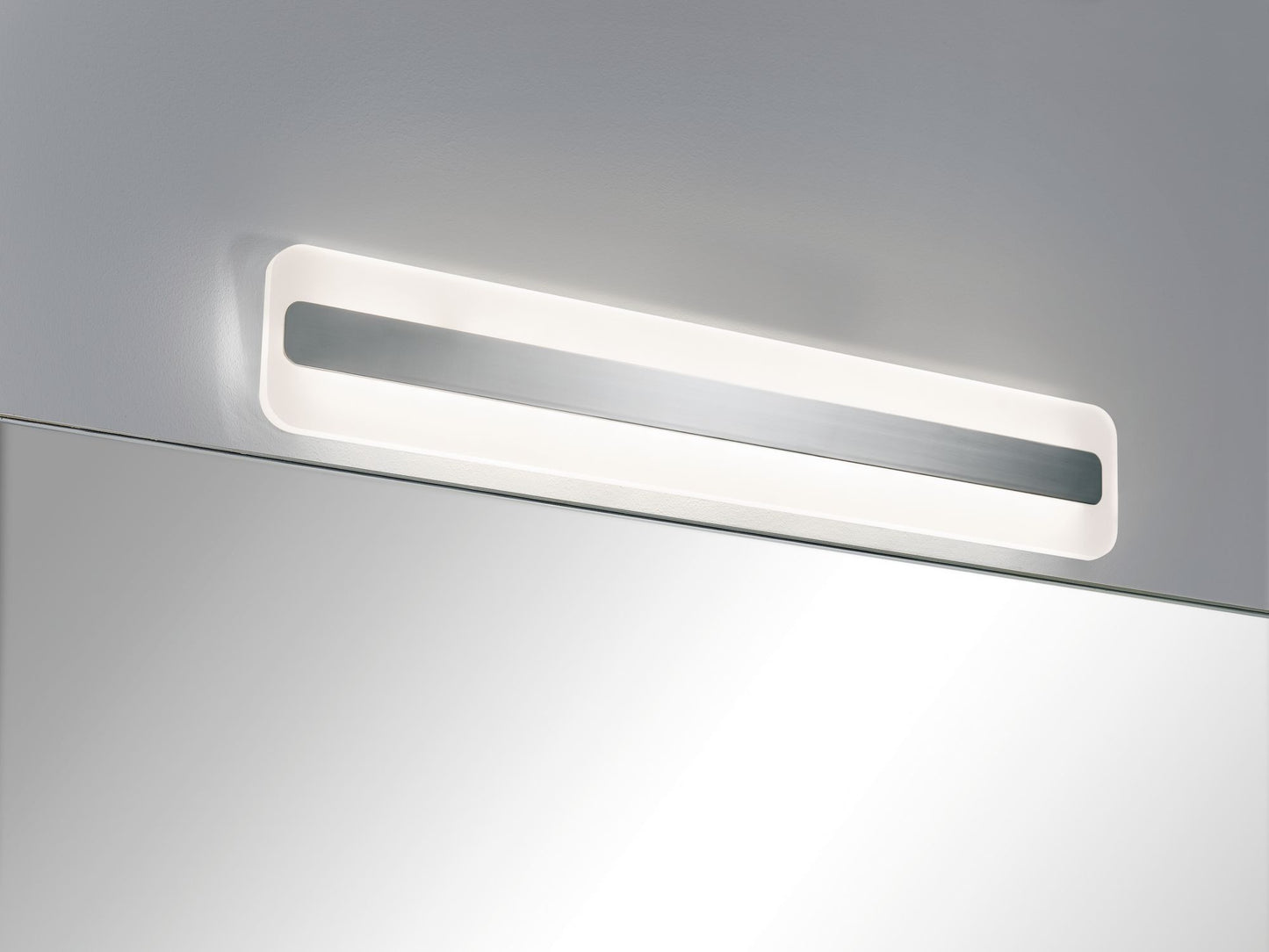 Paulmann WallCeiling Lukida IP44 LED 9W 600mm Chrom/Weiß 230V Alu/Acryl