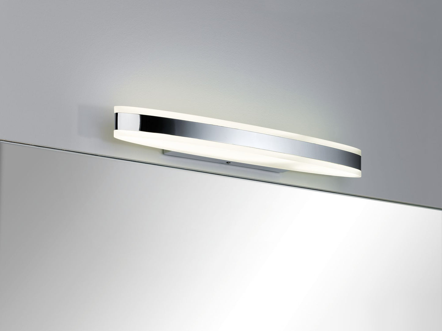 Paulmann WallCeiling Kuma IP44 LED 1x9W 500mm Chrom/Weiß 230V Metall/Acryl
