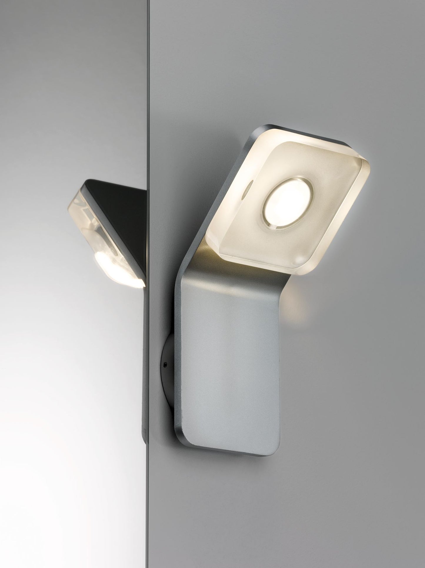 Paulmann WallCeiling eckig Tucana WL IP44 LED 1x4,5W Alu eloxiert/Klar 230V Met/Acryl