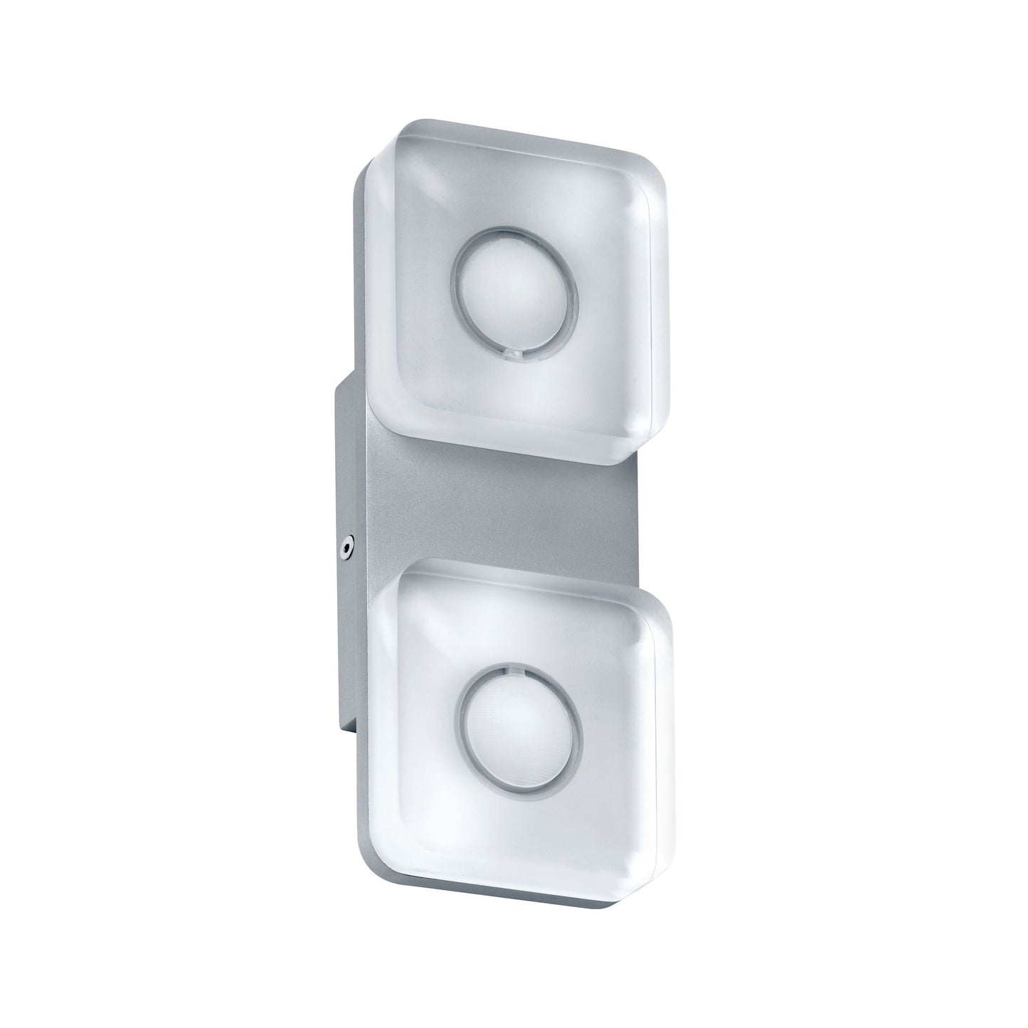 Paulmann WallCeiling eckig Tucana IP44 LED 1x9W Alu eloxiert/Klar 230V Metall/Acryl