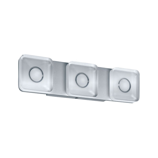 Paulmann WallCeiling eckig Tucana IP44 LED 13,5W Alu eloxiert/Klar 230V Metall/Acryl