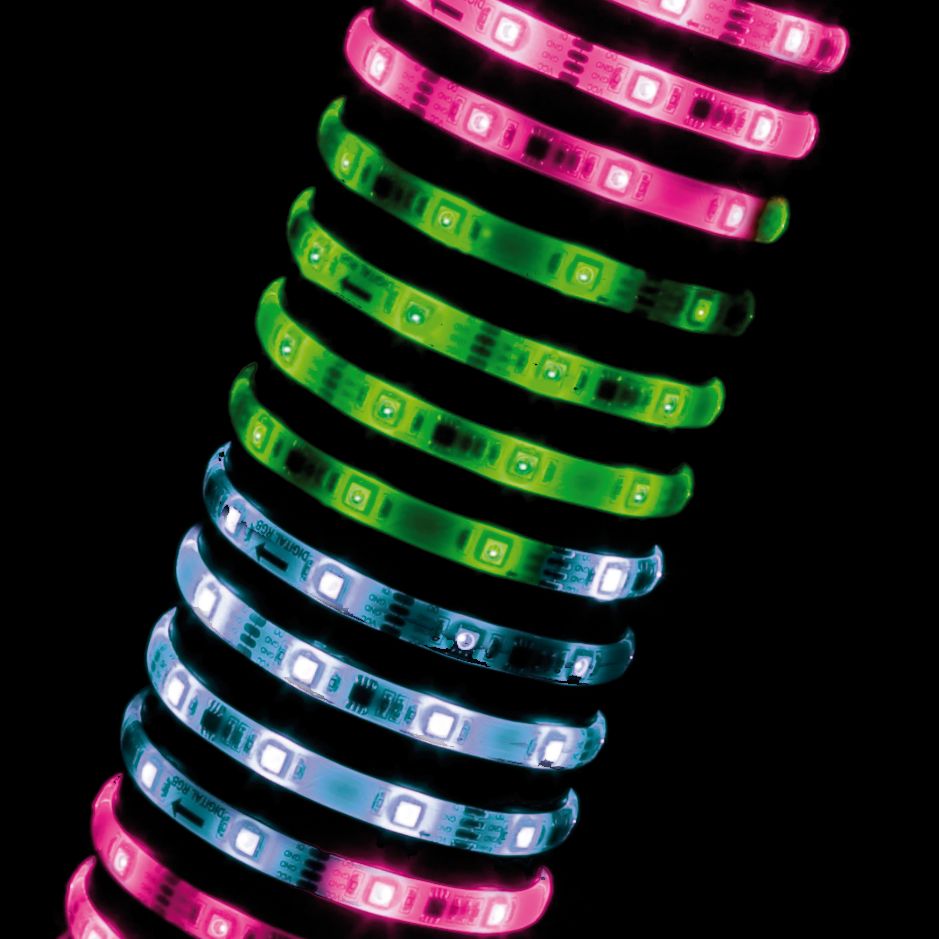 Paulmann Function Digital LED Strip Set 3m RGB 9,6W 230/12V 18VA Weiß Kunststoff