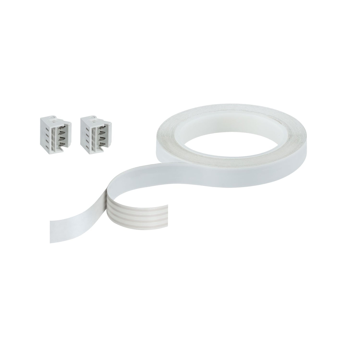 Paulmann Function YourLED Flat-Connector 300cm inkl. Verbinder Weiß Kunststoff