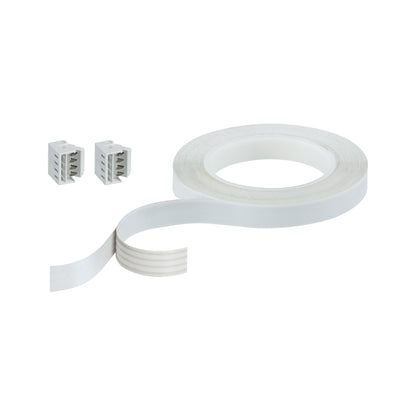 Paulmann Function YourLED Flat-Connector 500cm inkl. Verbinder Weiß Kunststoff