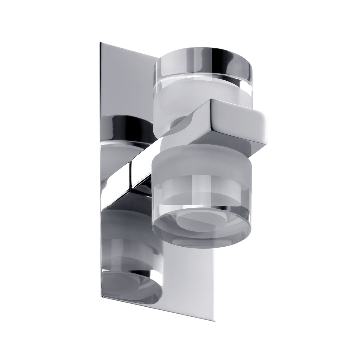 Paulmann WallCeiling Diadem WL IP44 LED 2x3,5W Chrom/Weiß 230V Metall/Acryl