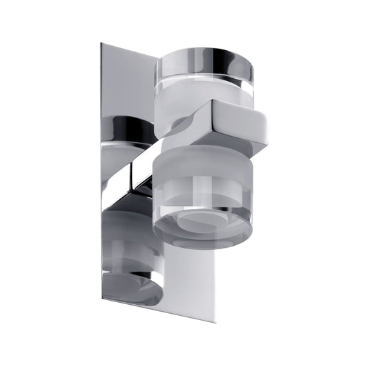 Paulmann WallCeiling Diadem WL IP44 LED 2x3,5W Chrom/Weiß 230V Metall/Acryl