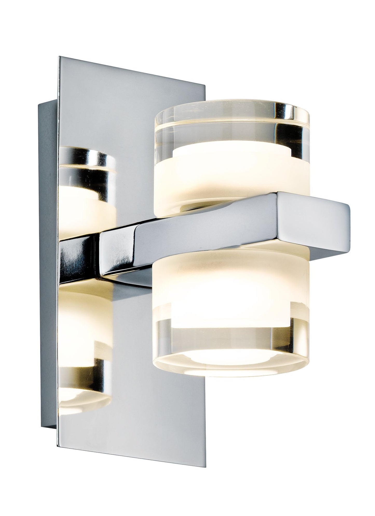 Paulmann WallCeiling Diadem WL IP44 LED 2x3,5W Chrom/Weiß 230V Metall/Acryl