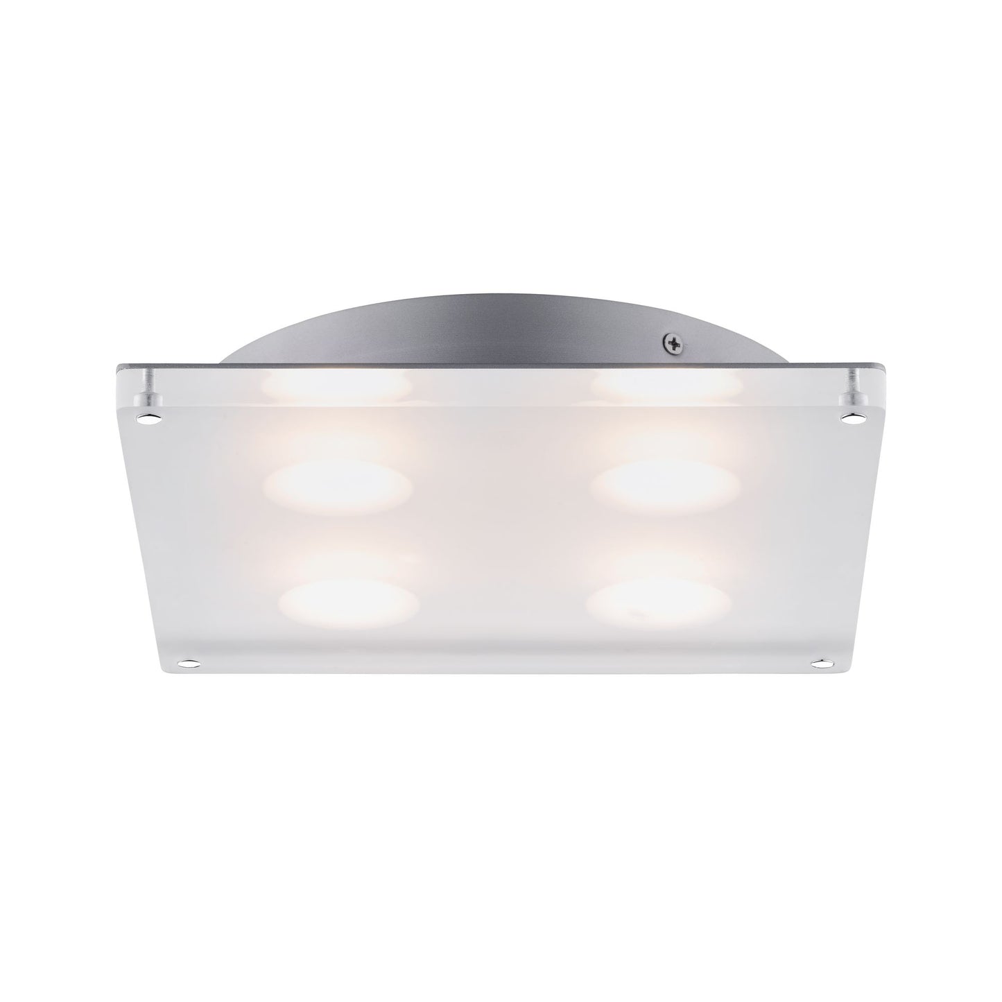 Paulmann WallCeiling DL eckig Minor IP44 LED 18W 230x230mm Satin 230V Acryl