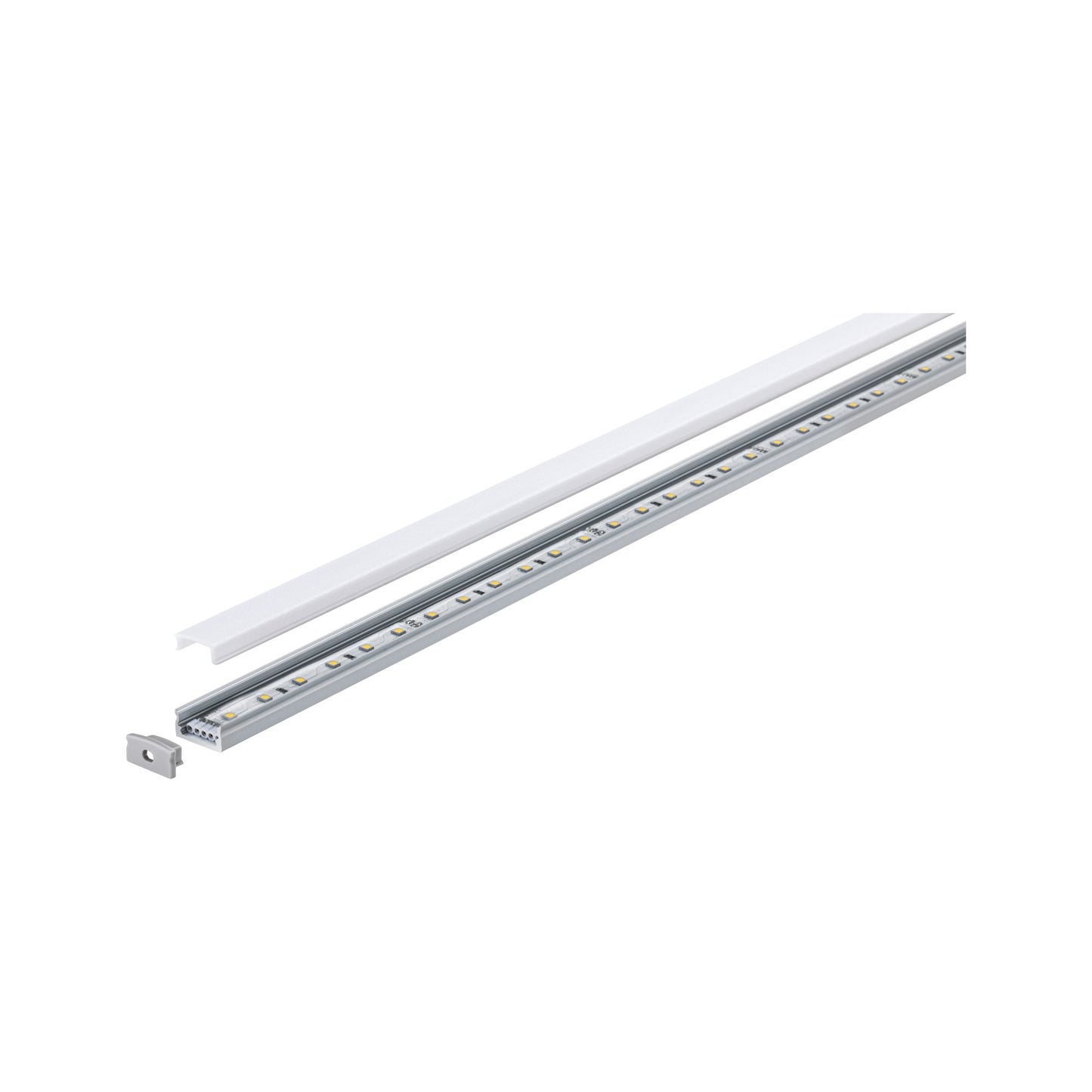 Paulmann Function Base Profil mit Diffusor 100cm Alu eloxiert/Satin Alu/Kunststoff