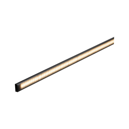 Paulmann Base Profil mit schwarzem Diffusor 2m schwarz eloxiert/schwarz Alu/Kunststoff
