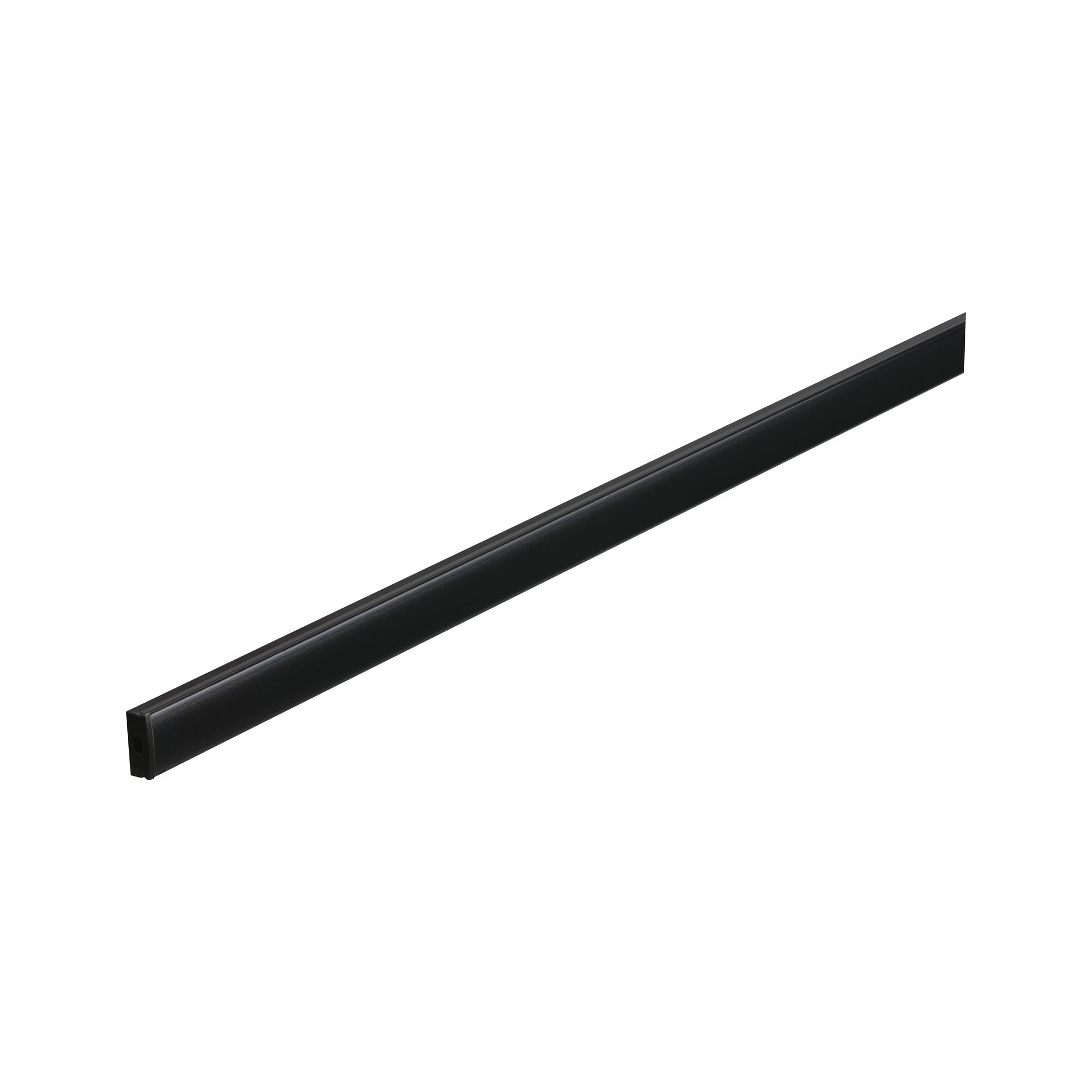 Paulmann Base Profil mit schwarzem Diffusor 2m schwarz eloxiert/schwarz Alu/Kunststoff