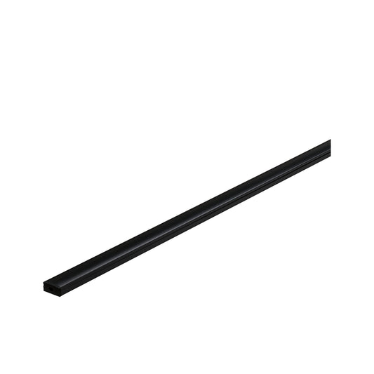 Paulmann Base Profil mit schwarzem Diffusor 1m schwarz eloxiert/schwarz Alu/Kunststoff