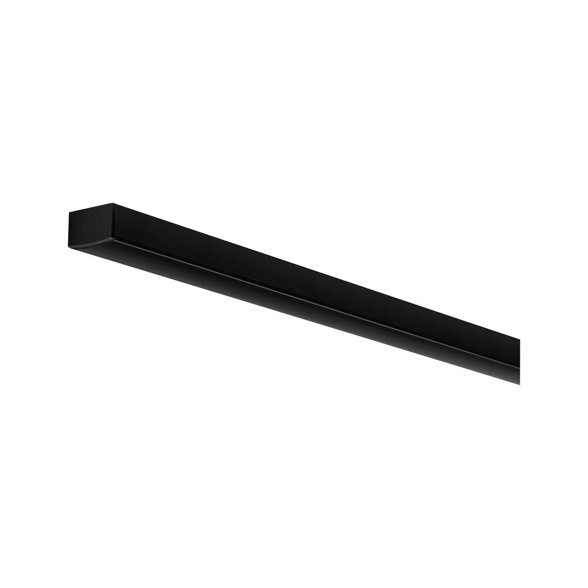 Paulmann Square Profil mit schwarzem Diffusor 2m schwarz eloxiert/schwarz Alu/Kunststoff