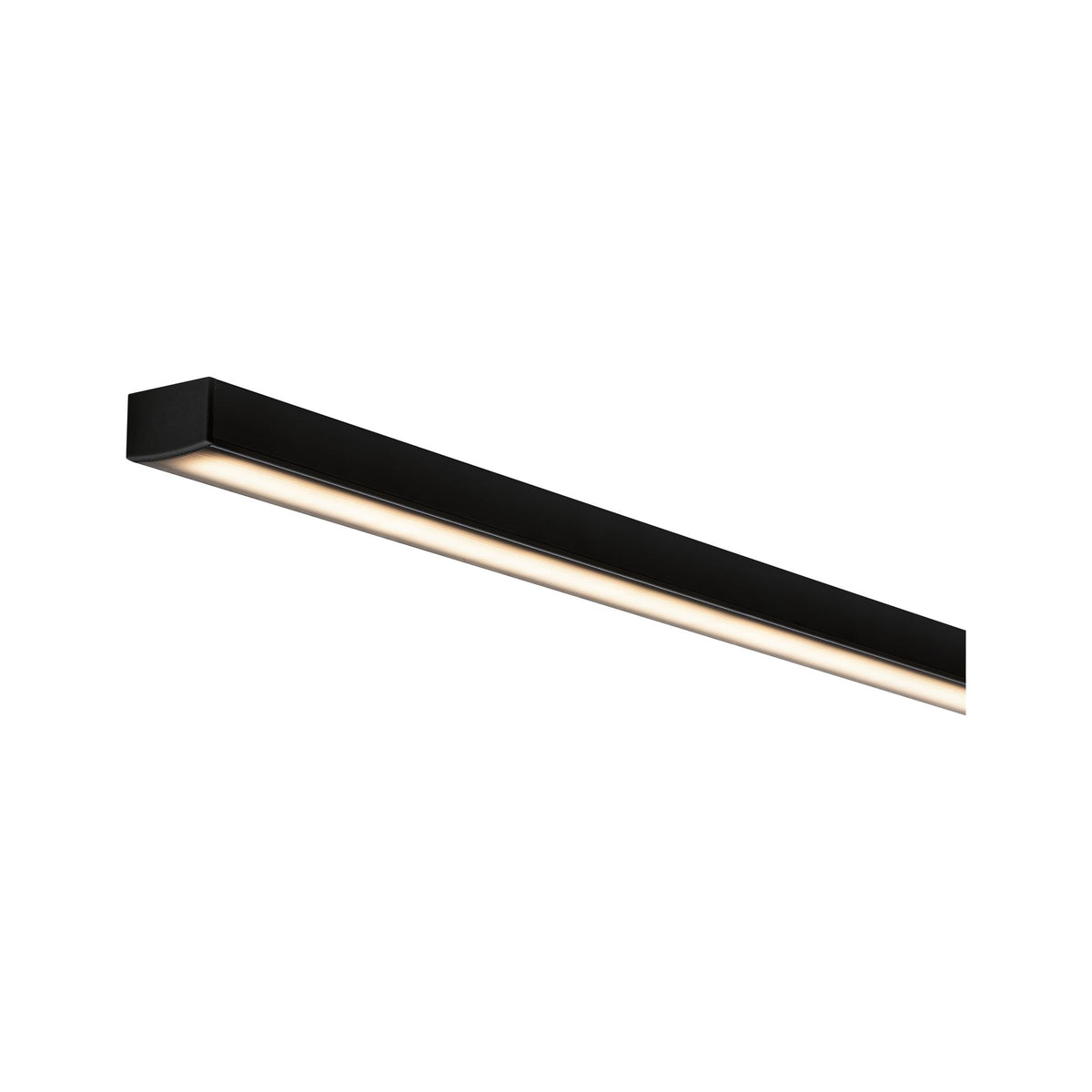 Paulmann Square Profil mit schwarzem Diffusor 2m schwarz eloxiert/schwarz Alu/Kunststoff