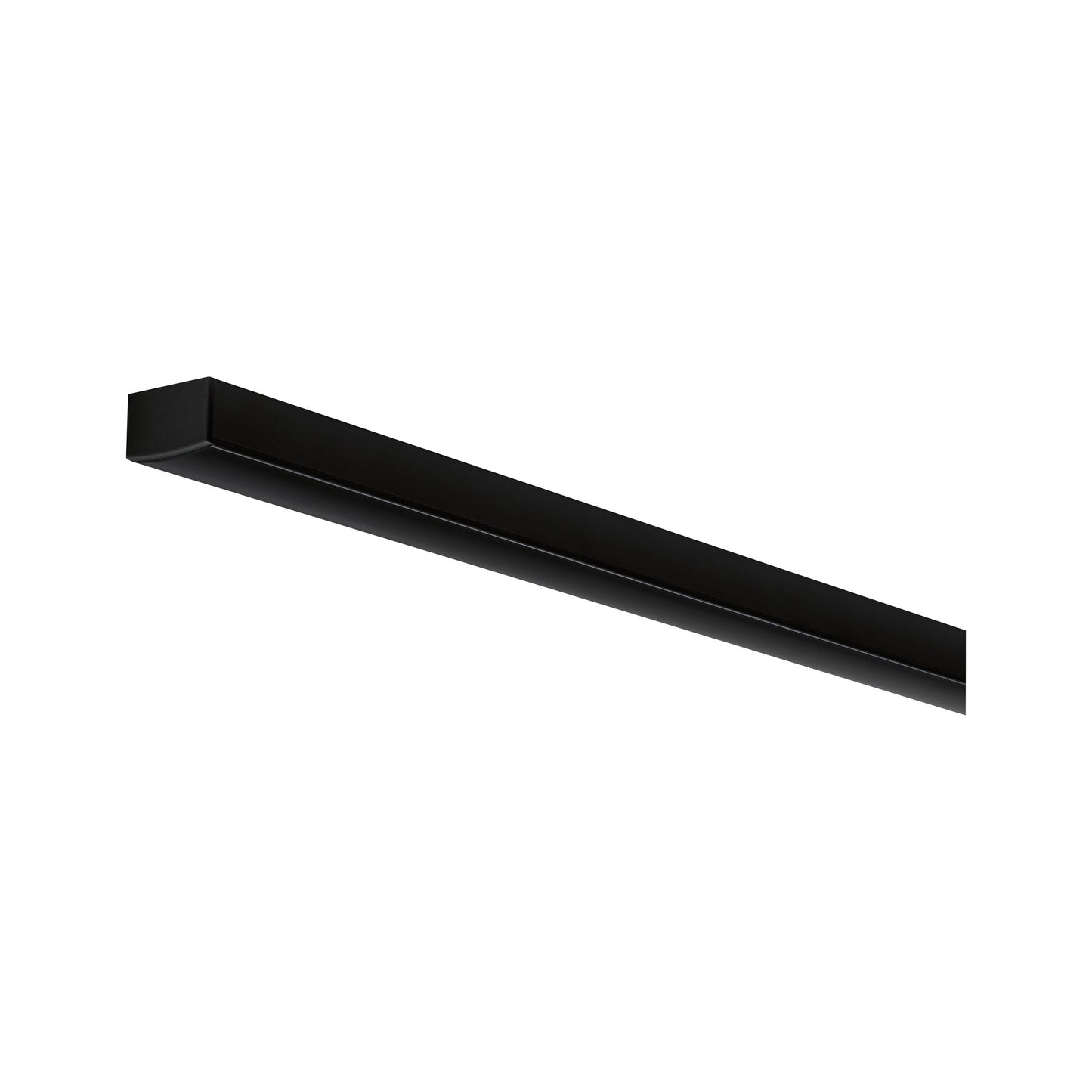 Paulmann Square Profil mit schwarzem Diffusor 1m schwarz eloxiert/schwarz Alu/Kunststoff