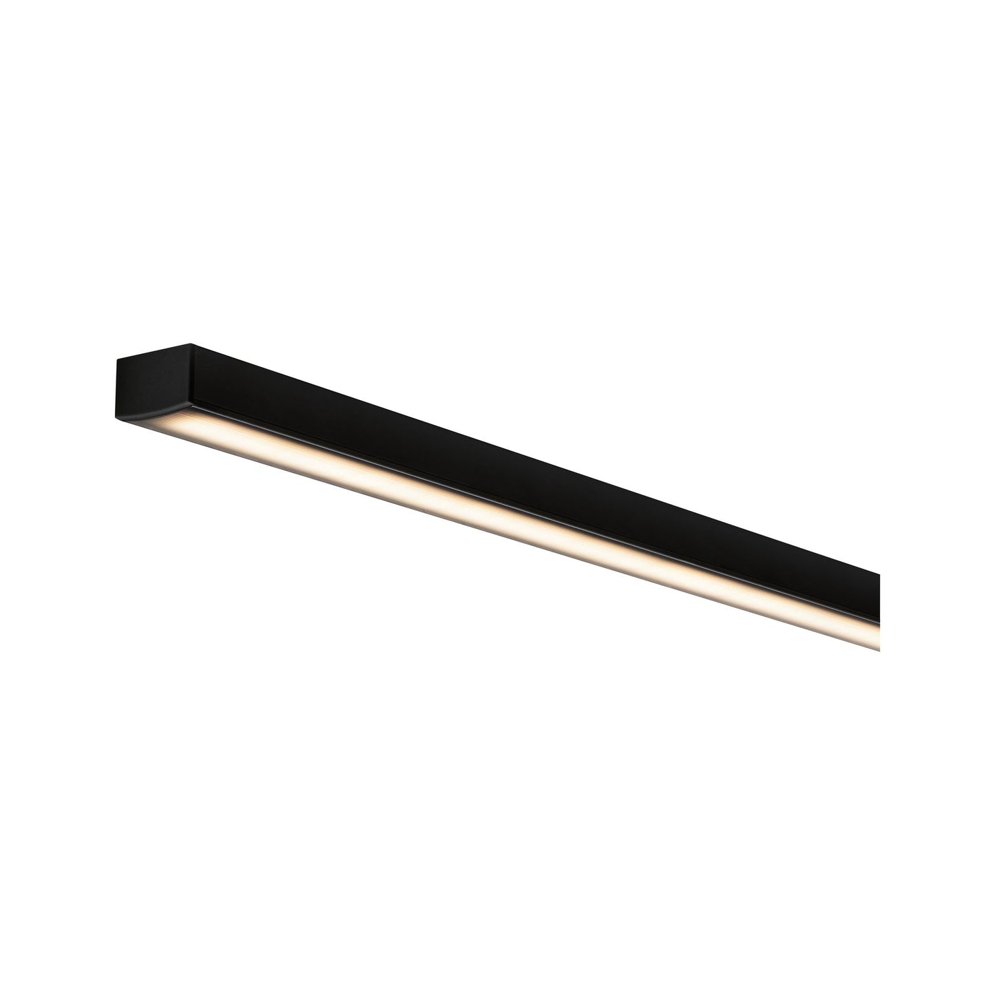 Paulmann Square Profil mit schwarzem Diffusor 1m schwarz eloxiert/schwarz Alu/Kunststoff