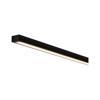 Paulmann Square Profil mit schwarzem Diffusor 1m schwarz eloxiert/schwarz Alu/Kunststoff