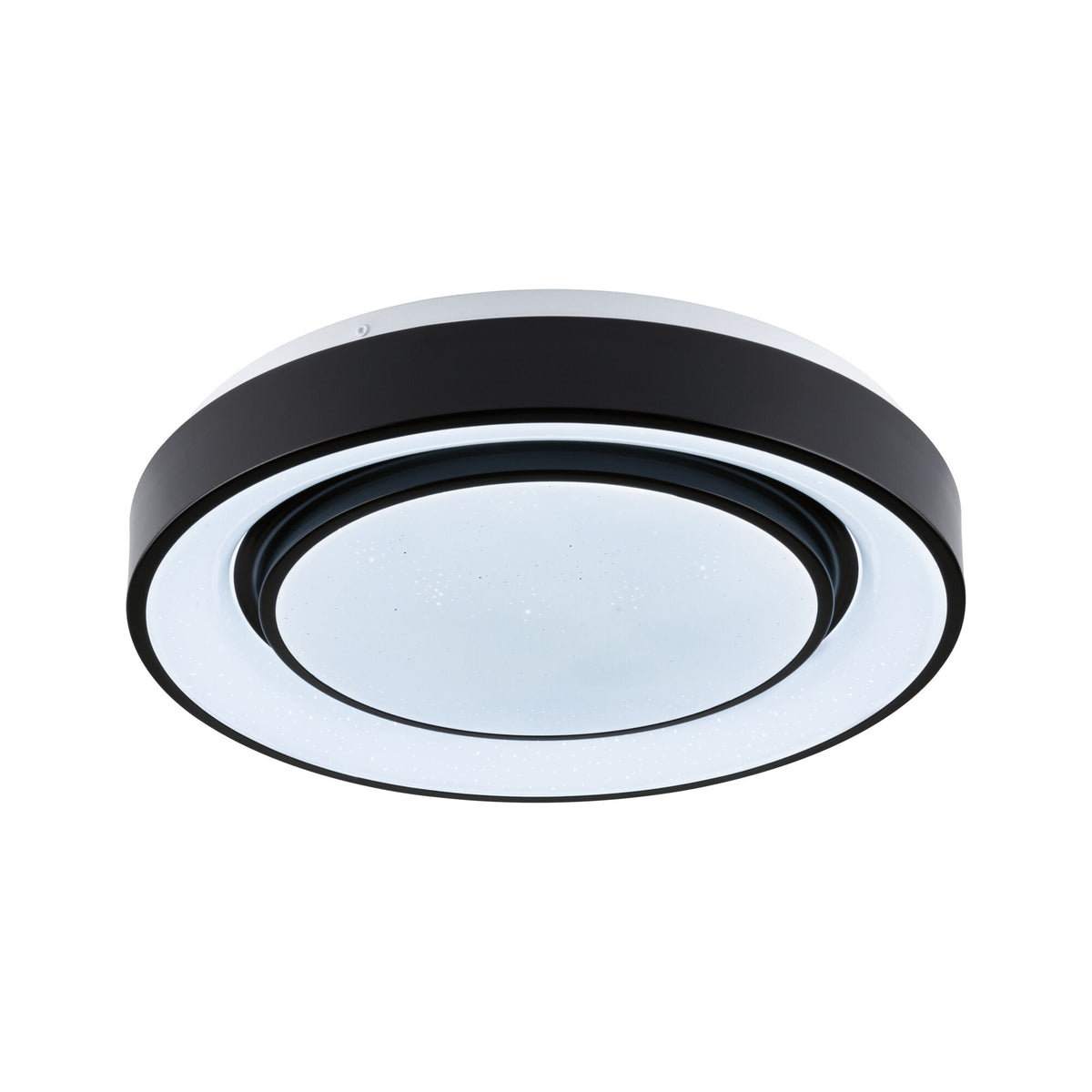 Paulmann LED Deckenleuchte Rainbow mit Regenbogeneffekt  375mm RGB, Tunable White 750lm 230V 22W  Schwarz,Weiß
