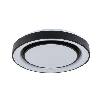 Paulmann LED Deckenleuchte Rainbow mit Regenbogeneffekt  475mm RGB, Tunable White 1500lm 230V 38,5W  Schwarz,Weiß