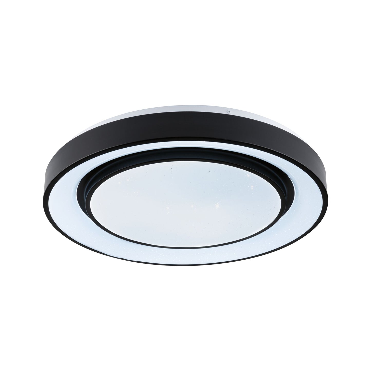 Paulmann LED Deckenleuchte Rainbow mit Regenbogeneffekt  475mm RGB, Tunable White 1500lm 230V 38,5W  Schwarz,Weiß