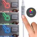 Paulmann Neon Colorflex USB Strip RGB 1m inkl Kabelschalter 7W 5V weiß Kst