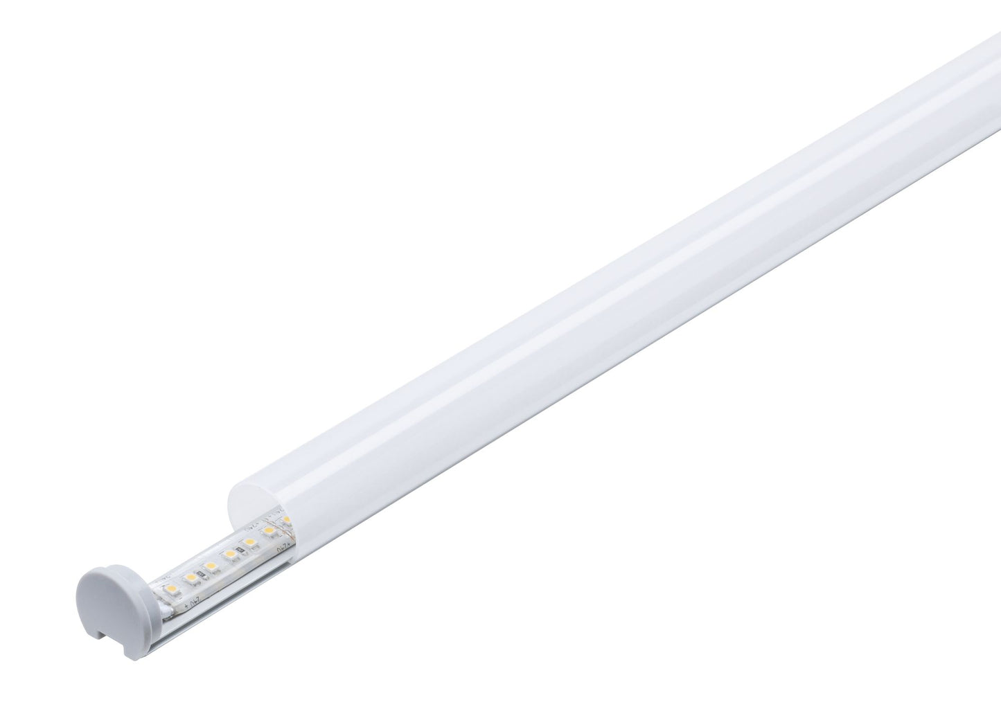 Paulmann Function Tube Profil 1m incl Clip + End Cap Alu elox/Satin Alu/Kunststoff