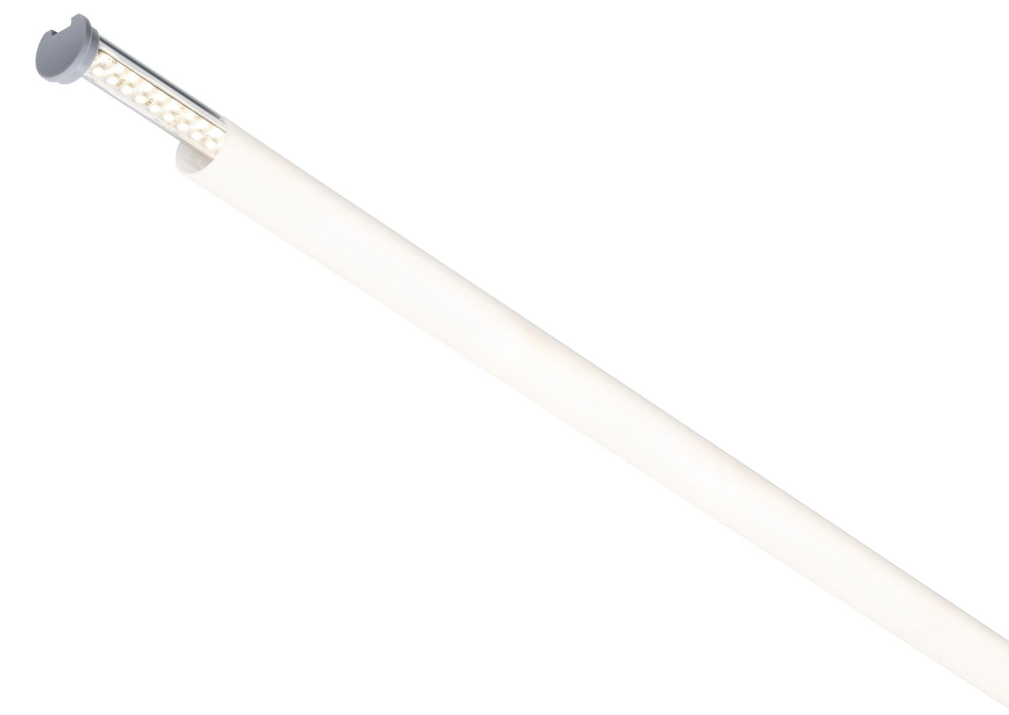 Paulmann Function Tube Profil 1m incl Clip + End Cap Alu elox/Satin Alu/Kunststoff
