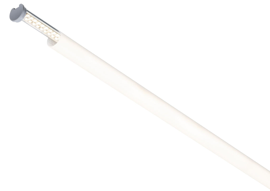 Paulmann Function Tube Profil 2m incl Clip + End Cap Alu elox/Satin Alu/Kunststoff