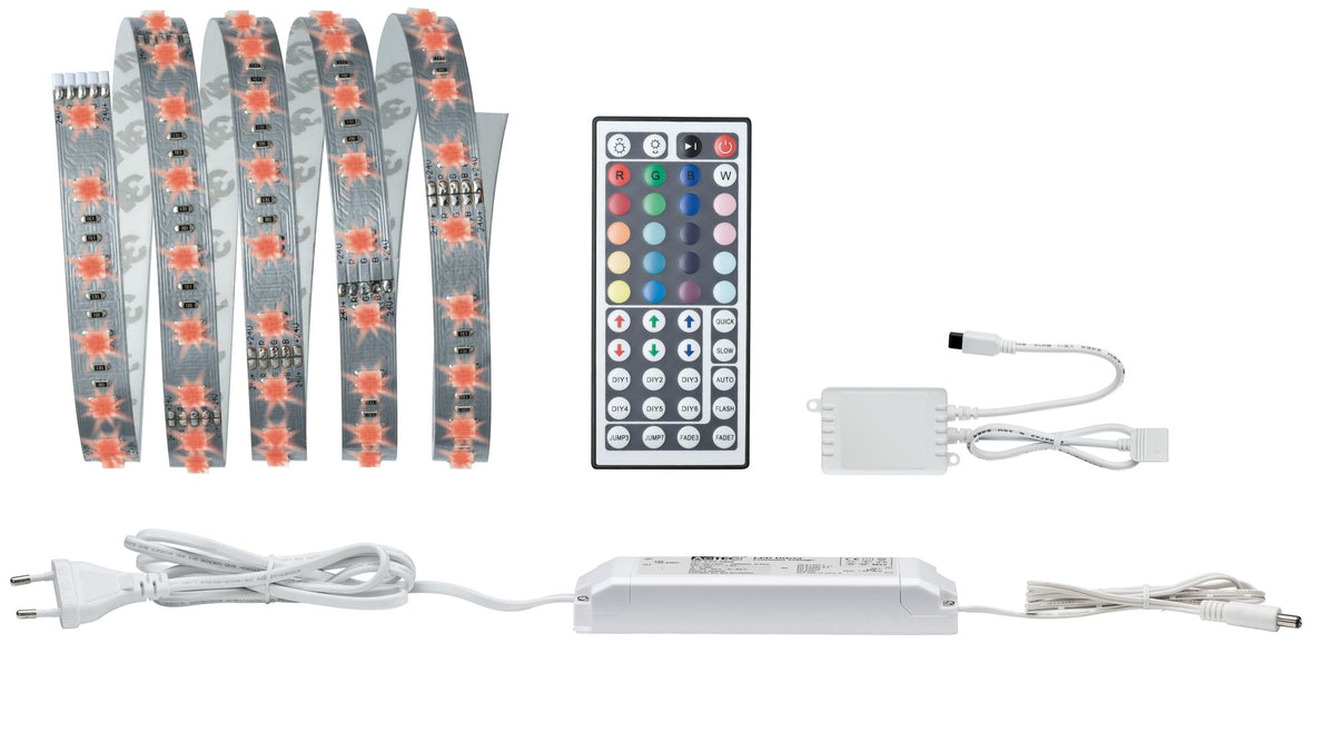 Paulmann Function MaxLED RGB Basisset 1,5m 20W 230/24V 36VA Silber