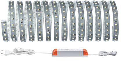 Paulmann Function MaxLED 500 Basisset 5m Warmweiß 33W 230/24V 75VA Silber