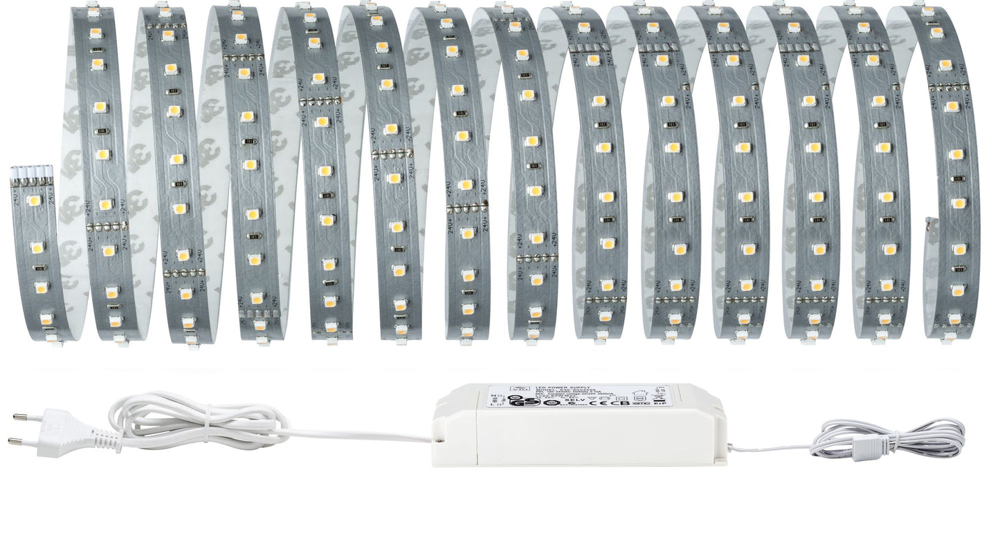 Paulmann Function MaxLED 500 Basisset 5m Tageslichtweiß 28W 230/24V 60VA Silber