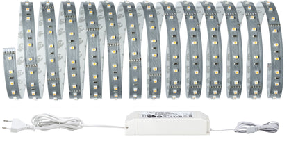 Paulmann Function MaxLED 500 Basisset 5m Tageslichtweiß 28W 230/24V 60VA Silber