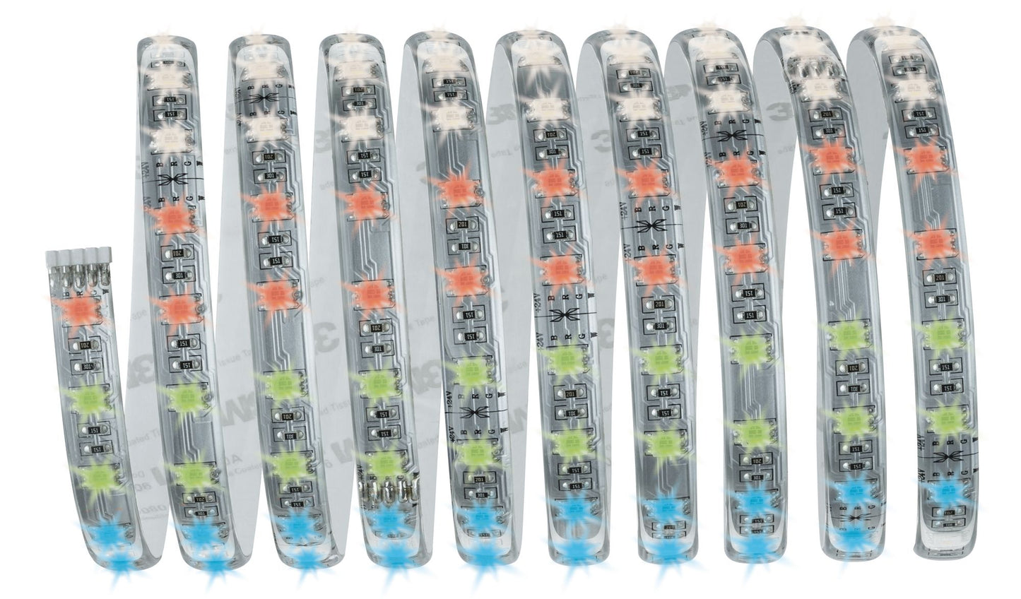 Paulmann Function MaxLED RGBW Basisset 3m 36W 230/24V 60VA Silber Kst
