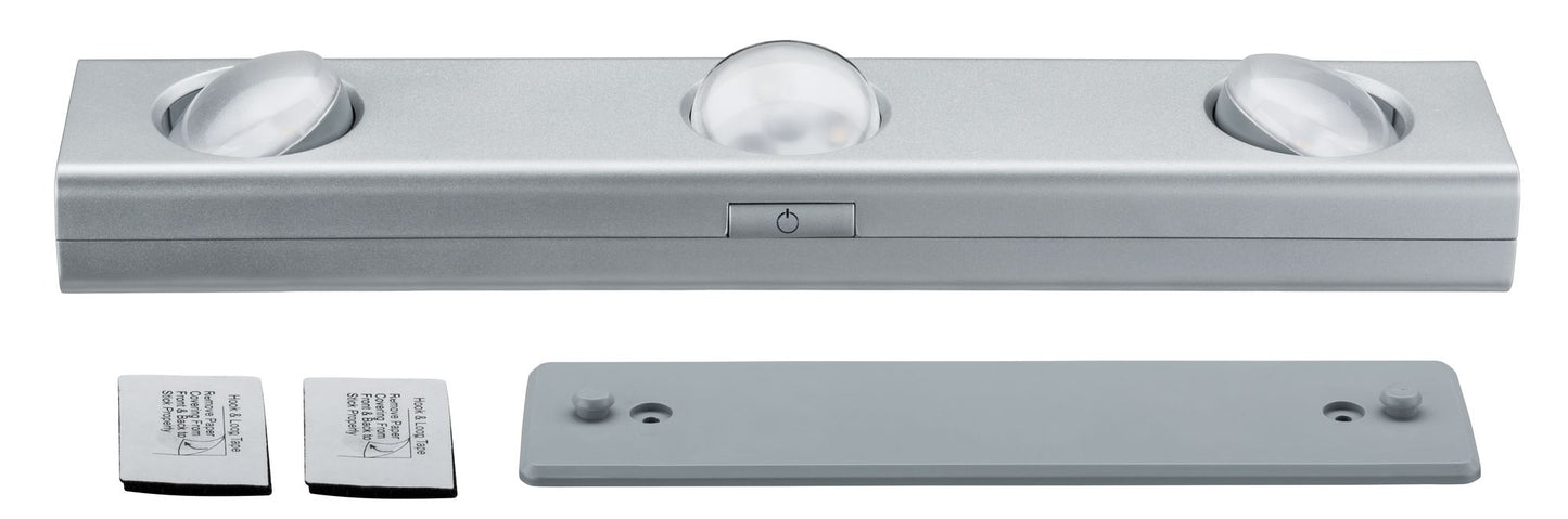 Paulmann Function Jiggle Schrankleuchte Dimm 30cm LED Chrom matt 6x1,5V AAA Kst