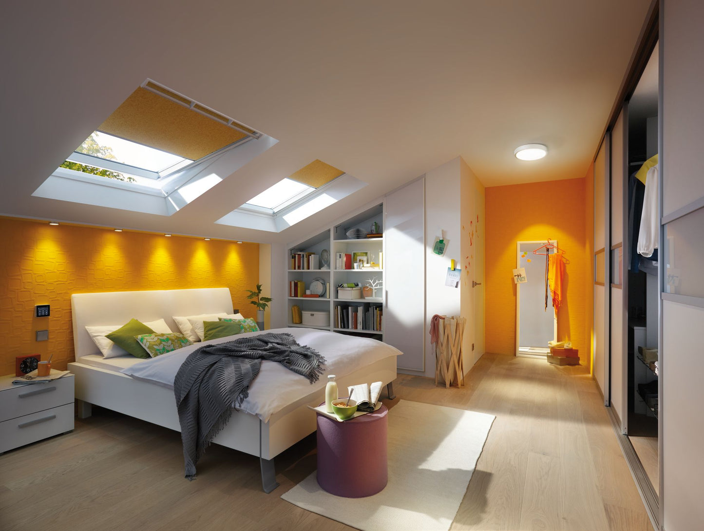 Paulmann WallCeiling Lunar LED-Panel 300mm 17W 230V Weiß matt Alu