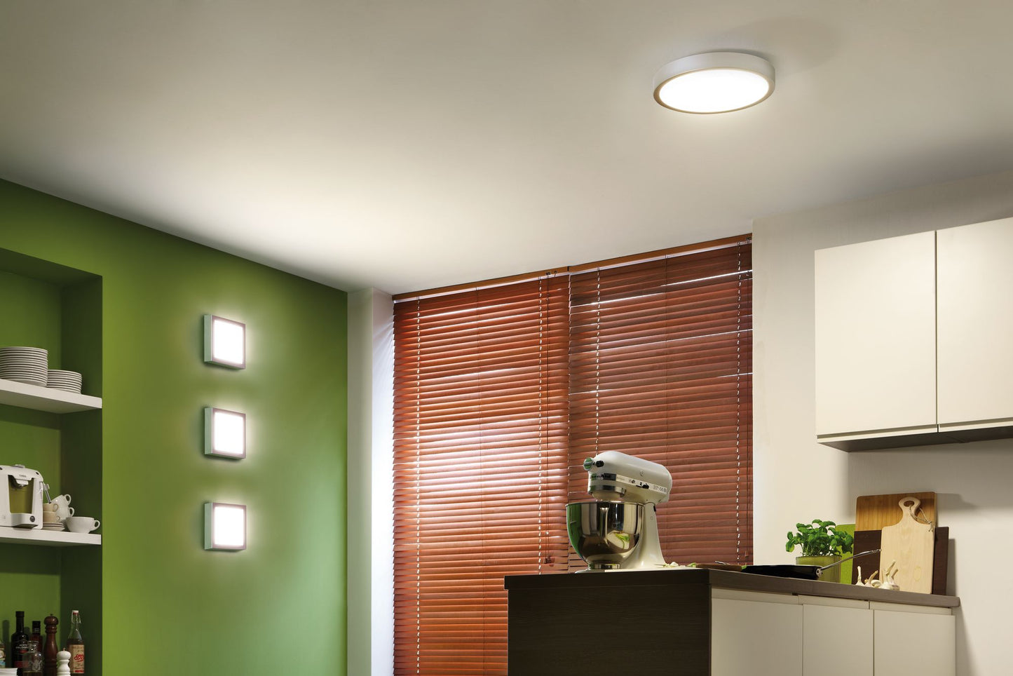 Paulmann WallCeiling Lunar LED-Panel 225x225mm 15,4W 230V Chrom matt Alu